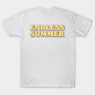 Endless Summer Light Colors Retro T-Shirt